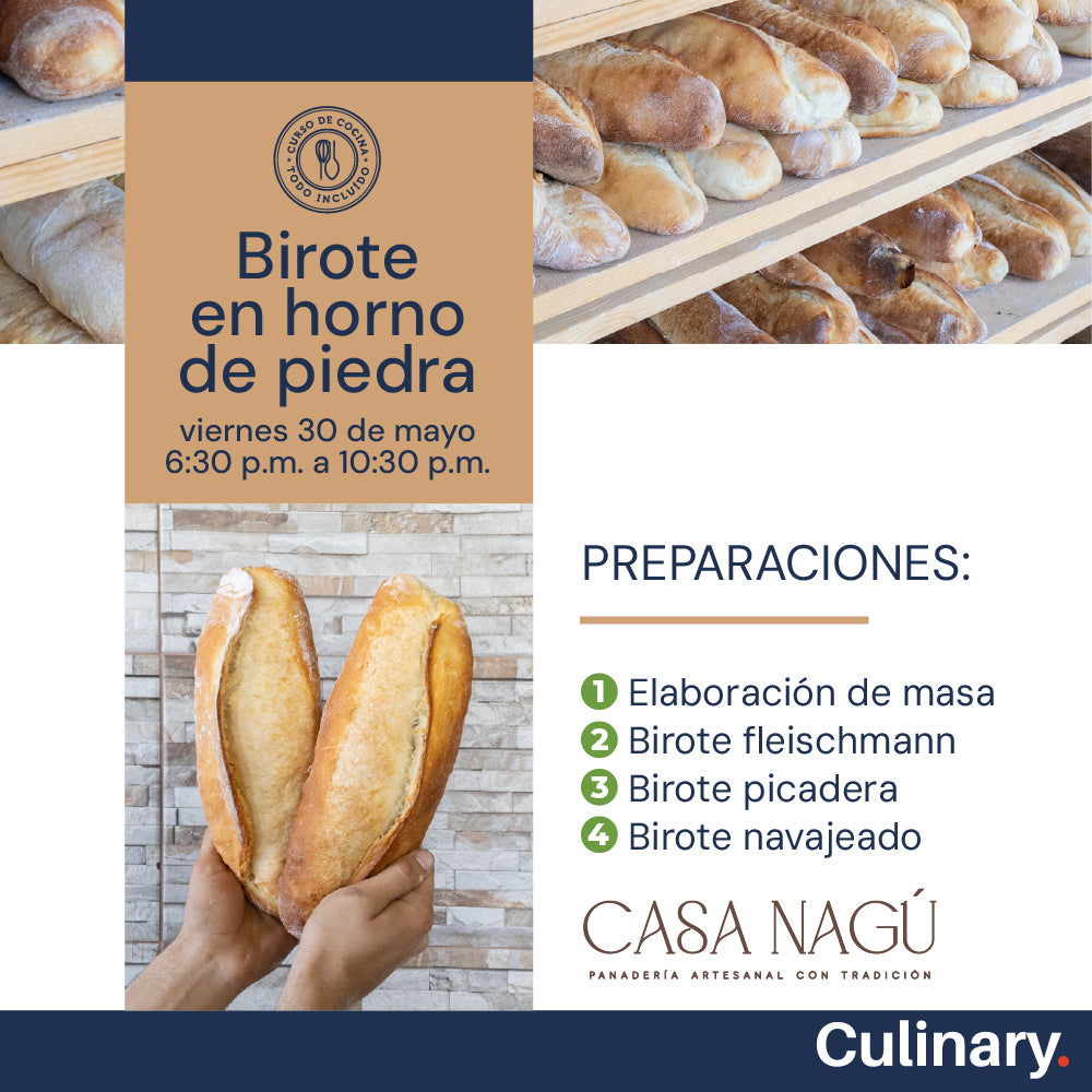 Birote en Horno de Piedra