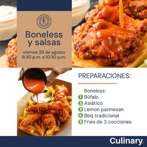 Boneless y Salsas