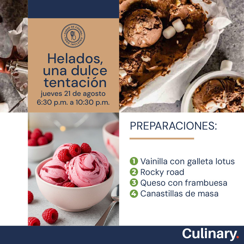 Helados, una dulce tentación