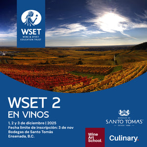 WSET en Vinos Nivel 2 - Ensenada